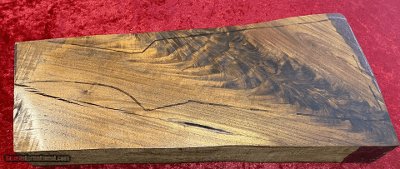 Fancy American Blk Walnut Stock Blank Tremendous Flame