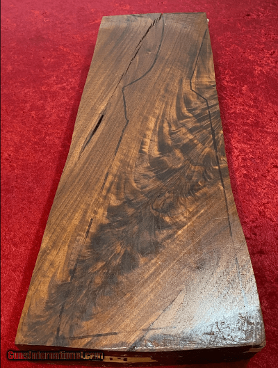 Fancy American Black Walnut Stock Blank Tremendous Flame & Figure #A19 - Image 2 of 4