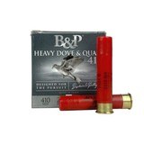 B&P .410 bore Heavy Dove & Quail #6 shot 2.5