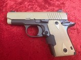 Kimber Micro 9 Desert Tan w/crimson Trace Laser-Grip 9 mm 3.15