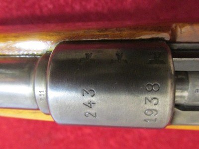 Mauser K98 with Custom Bishop XXX Fancy Stock 8 mm 24