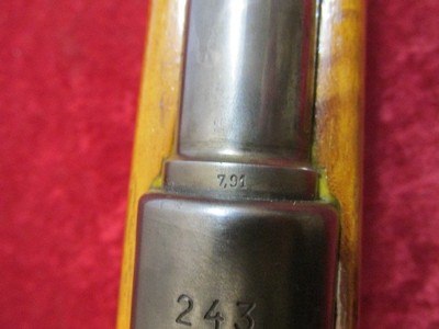 Mauser K98 with Custom Bishop XXX Fancy Stock 8 mm 24