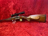 RARE Gebr Merkel Suhl DB Model 141E, DA, SxS 9.3x74 cal double trigger rifle w/Leupold Vari-X III 1.5x5 scope - 11 of 16
