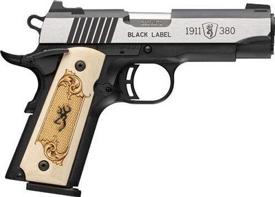 BROWNING 1911-380 BLACK LABEL 380ACP 3.58
