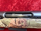 Savage 220 Slug Shotgun Camo Accustock with Accufit and (2) mags 22