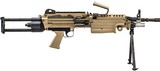 FN M249S Para Flat Dark Earth 5.56 NATO 16.1" Barrel Belt-Fed Telescoping Stock 46-100172 - 1 of 1