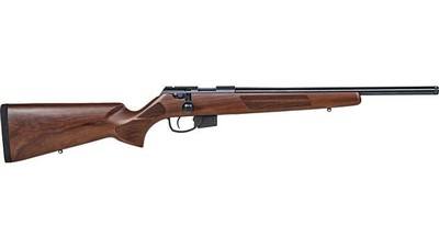 ANSCHUTZ 1761 D HB 17HMR 18" TB BLUED/WALNUT CLASSIC