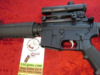 Anderson Manufacturing AM-15 Carbine semi-auto rifle 5.56/.223 cal w/Barska 4x20 scope - Image 2 of 9