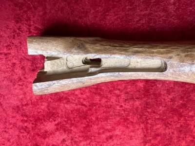 Parker SxS Shotgun Replacement Stock in Myrtle Wood with beautiful fiddle back - Image 6 of 11