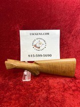 Parker SxS Shotgun Replacement Stock in Myrtle Wood with beautiful fiddle back - Image 2 of 11