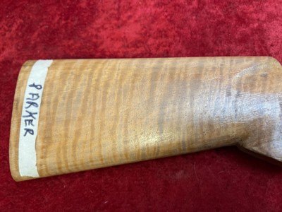 Parker SxS Shotgun Replacement Stock in Myrtle Wood with beautiful fiddle back - Image 5 of 11