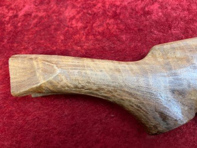 Parker SxS Shotgun Replacement Stock in Myrtle Wood with beautiful fiddle back - Image 9 of 11