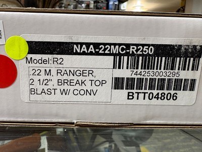 North American Arms Ranger II Mini-Revolver .22 wmr 2.5