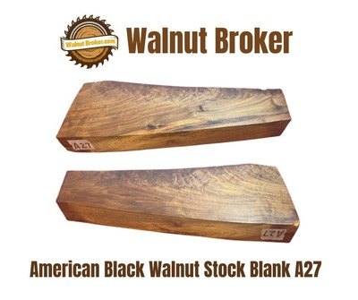 American Black Walnut Stock Blank -- Figure & Flame -- Great upgrade for your shotgun!! - Image 1 of 4
