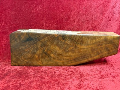XXXX Fancy American Black Walnut Stock Blank-Awesome Figure & Marble (A26) - Image 2 of 9