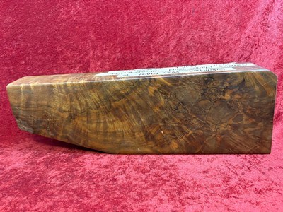 XXXX Fancy American Black Walnut Stock Blank-Awesome Figure & Marble (A26) - Image 3 of 9