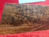 American Black Walnut Shotgun Stock Blank with XXX Fancy Beautiful Figure & Burl #SB556 - Image 1 of 8