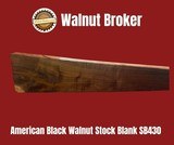 American Black Walnut Stock Blank Rifle or Shotgun w/ matching forearm#SB430 - Image 1 of 2