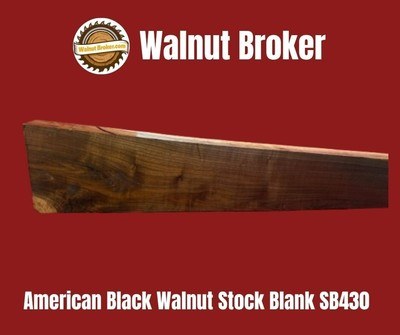 American Black Walnut Stock Blank Rifle or Shotgun w/ matching forearm#SB430 - Image 1 of 2