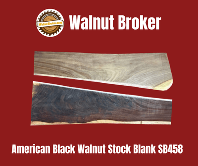 American Black Walnut Stock Blank SB458 - Image 1 of 1