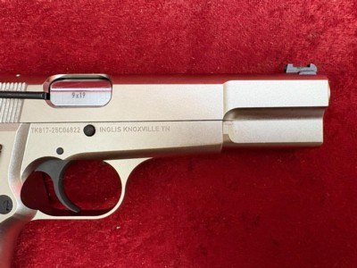 SDS Imports Inglis P-35 Nick 9 mm semi-auto Browning Hi-Power Clone made in the USA LINIB - Image 4 of 10