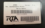 Rock Island DY9 9 mm 15+1 (3) mags, 3.86