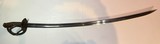 Civil War period Model 1860 Light Cavalry Saber with crowned “GG” Solingen import mark and original scabbard - Image 4 of 13