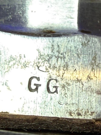 Civil War period Model 1860 Light Cavalry Saber with crowned “GG” Solingen import mark and original scabbard - Image 5 of 13