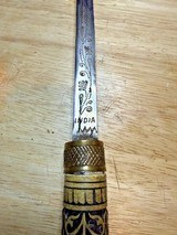 Antique Cane Sword – “INDIA” Marked Blade – Late 19th / Early 20th Century Walking Stick Sword - 3 of 9