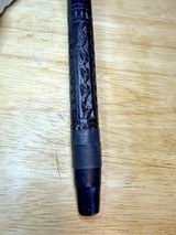 Antique Cane Sword – “INDIA” Marked Blade – Late 19th / Early 20th Century Walking Stick Sword - 9 of 9
