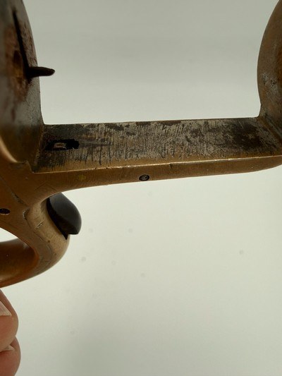 Engraved Antique JAMES REID “My Friend” KNUCKLE DUSTER .22 Caliber Rimfire REVOLVER - Image 13 of 15