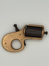 Engraved Antique JAMES REID “My Friend” KNUCKLE DUSTER .22 Caliber Rimfire REVOLVER - Image 3 of 15