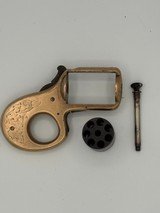 Engraved Antique JAMES REID “My Friend” KNUCKLE DUSTER .22 Caliber Rimfire REVOLVER - Image 10 of 15