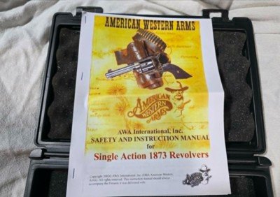 AMERICAN WESTERN ARMS 45 COLT PEACEKEEPER 5 1/2 