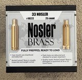 33 Nosler Brass - New, Unopened Factory Boxes - Image 1 of 2