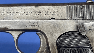 Colt 1903 Hammerless ~RAF Issued~ w/ Factory Letter - Image 4 of 10
