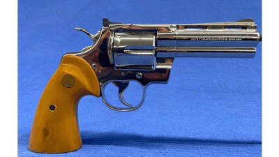 ~1978~ Nickel Colt Python 357 Magnum w/ Box, Paperwork - Image 1 of 11