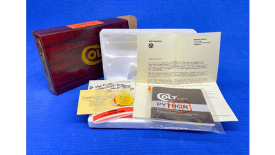 ~1978~ Nickel Colt Python 357 Magnum w/ Box, Paperwork - Image 10 of 11