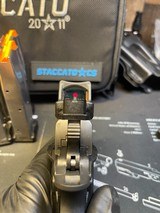 Staccato CS24 (v3) X-Series Black DLC Flat Trigger Trijicon 3.25 MOA Streamlight TLR-7 Carry Package - 7 of 11