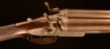 Joseph Lang and Sons high grade hammer gun with new nitro proofs in very nice condition - 4 of 8