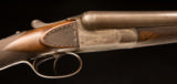 Francotte, 12 ga. with exceptional condition, engraving, and Damascus pattern - 8 of 15