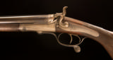 Alex Henry .360 double rifle - rare to find this small bore double in a BPE and with a 15 1/4