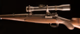 Simpson of Suhl pre war Mauser Sporter in 8x57 (.323) with octogan to round integral rib barrel with claw mounts and original German scope ~ Classic!! - 5 of 6