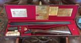 Westley Richards Gold Name model restored to as new in the UK with killer wood and in its makers case! - 9 of 10