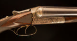 J.P. Sauer high grade 40 with exceptional deep chisel and game scene engraving ~ HIGH original condition - 1 of 9