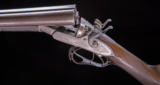 F.H. Holmes 12 ga. hammer double with Purdey second patent push forward under lever lever ~ Sherlock would love this little Mystery double! SALE! - 1 of 11