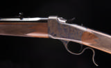 Winchester (Miroku Japan) falling block Model 1885 in
17 HMR cal. - 1 of 7