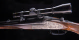 Merkel Beautifully Engraved Sideplated Double Rifle in Highly Respected 9.3x74R - 5 of 12