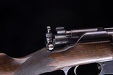 W.J. Jeffery English Sporting Rifle on a Mannlicher Action ~6.5 MS and features a bolt peep sight! - 5 of 11