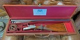 T. Page Wood Ltd. Fine English Sidelock ~ Cased and new barrels by I.M. Crudgingtons with 2 3/4